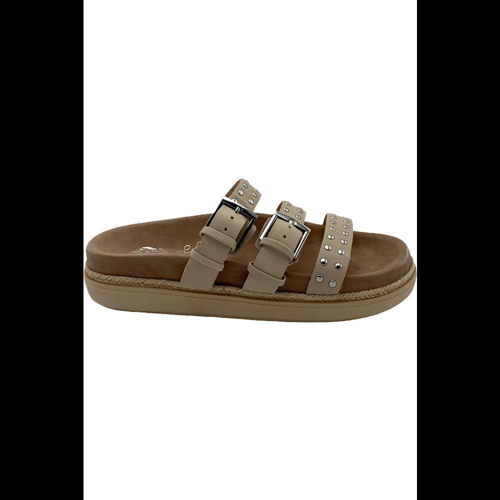 Vince Camuto Buckle Slide Sandals Ciandra Sago - Medium